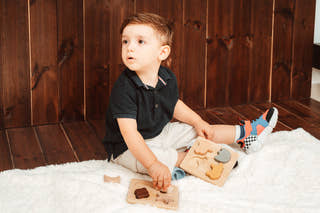 Montessori Wooden 3D Puzzle Toys