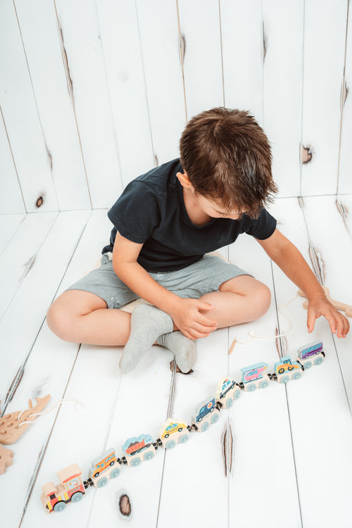 Magnetic Wooden Train