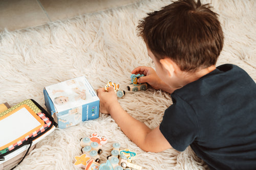 Magnetic Wooden Train