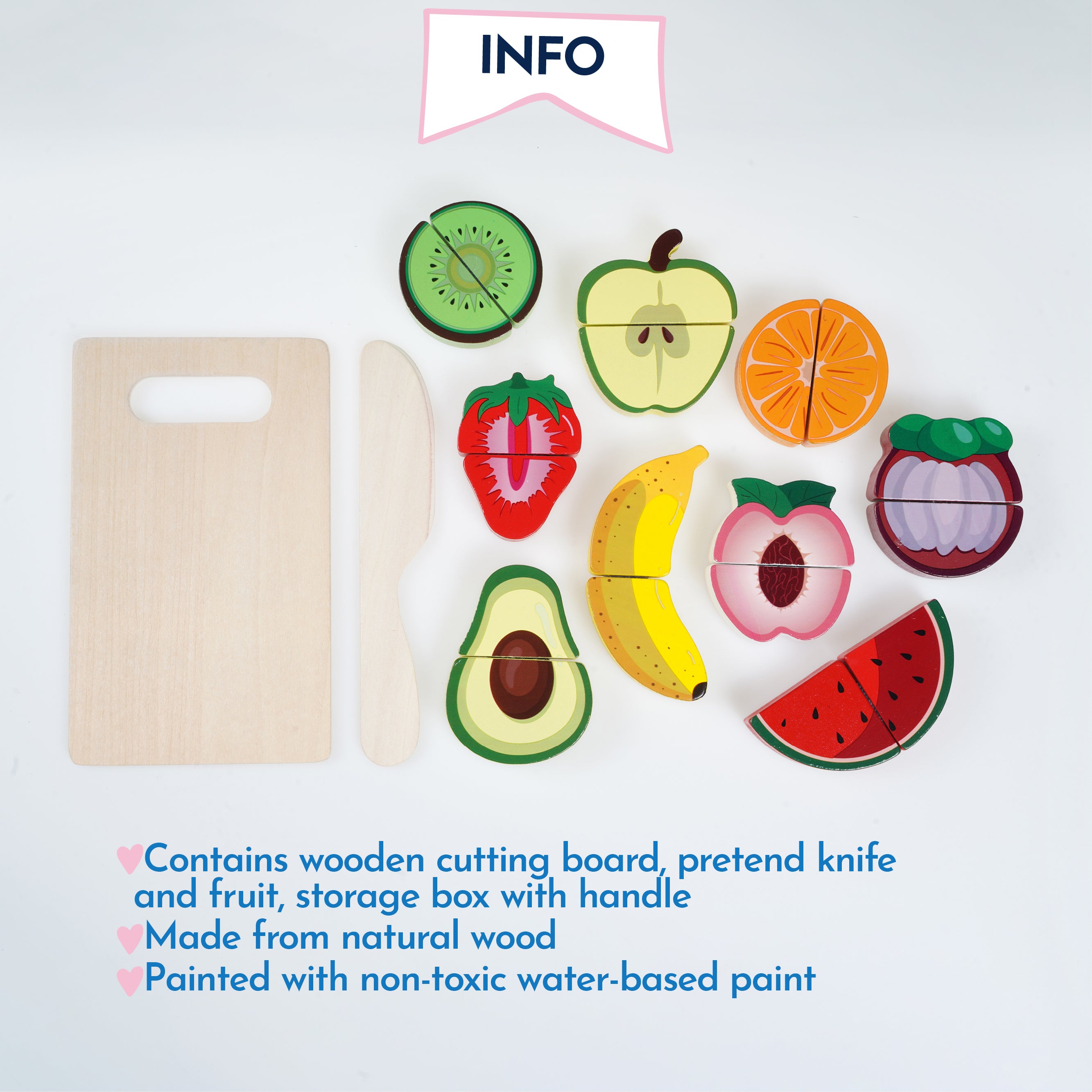 Montessori Fruit Cutting Set