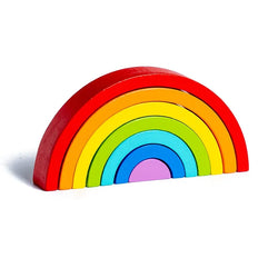 Montessori Wooden Rainbow Stacker