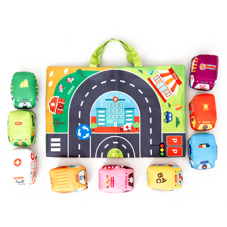 Montessori Cloth Car Toy Set