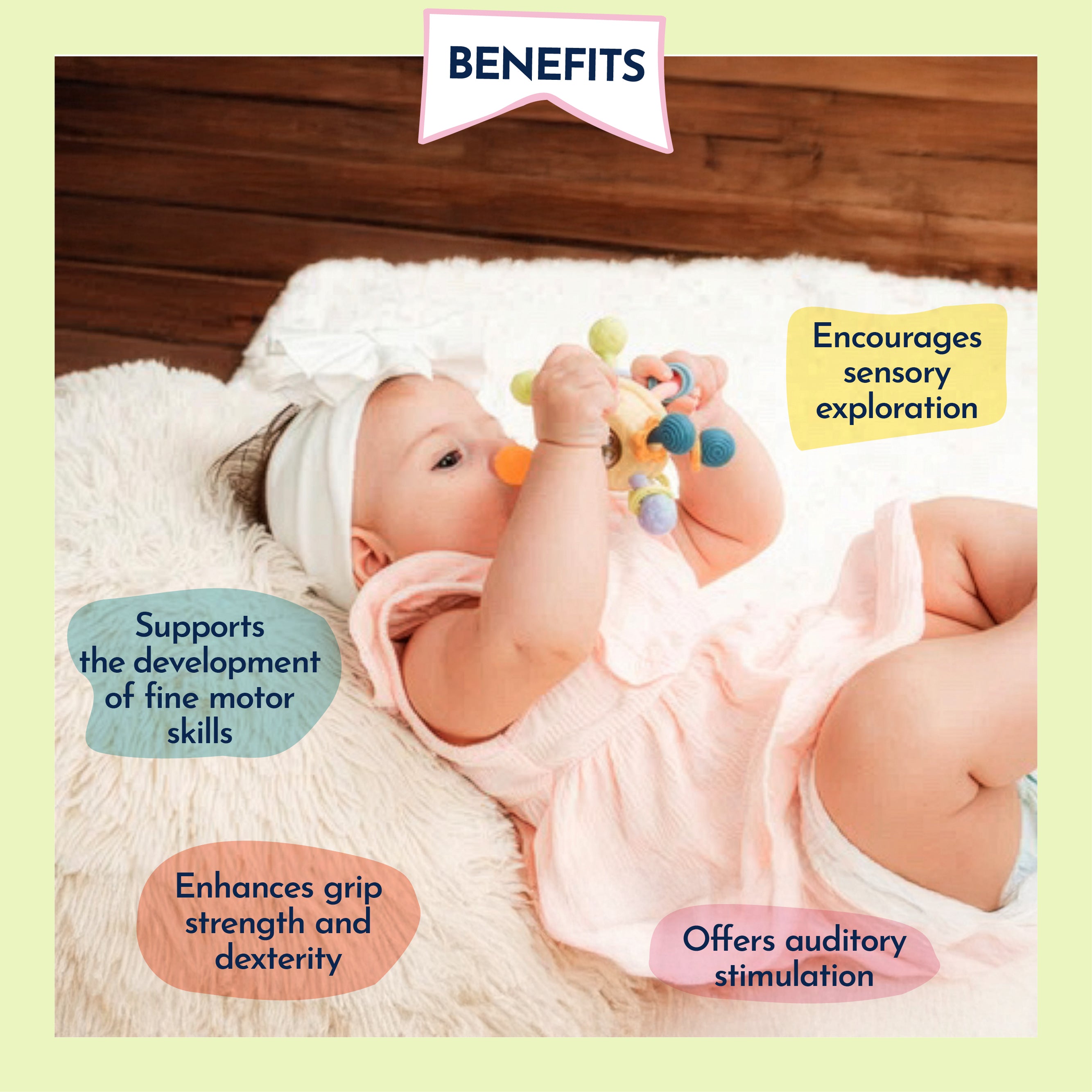 Montessori Rotating Rattle Ball