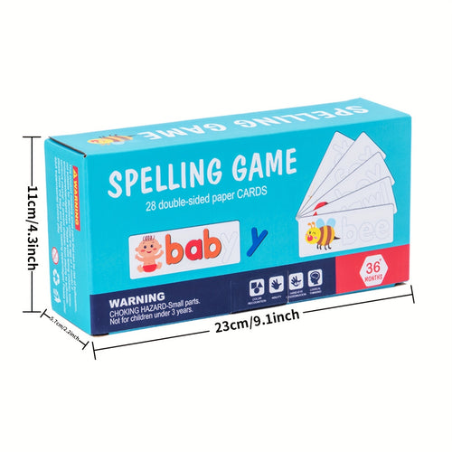 Alphabet sheet box with letter sheets for learning.