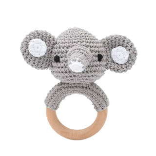Wooden Crochet Bead Pacifier Clip – Safe and Stylish for Babies