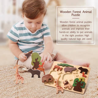 Montessori Wooden 3D Puzzle Toys