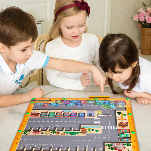 Magnetic Alphabet Maze