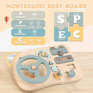 Montessori driving busy board