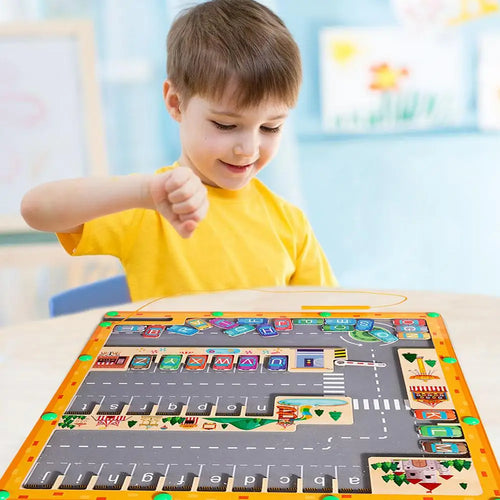 Magnetic Alphabet Maze