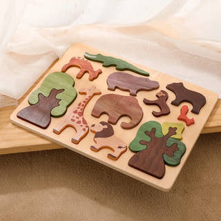 Montessori Wooden 3D Puzzle Toys