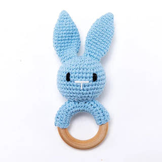 Soft Plush Animal Rattle Toy for Babies – Safe and Montessori-Inspired