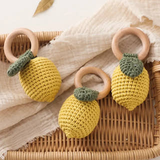 Montessori Wooden Crotcher Ring Toys