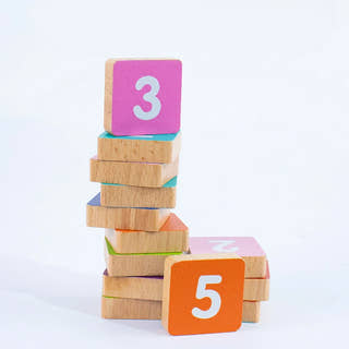 Montessori Finger Numbers wooden learning board