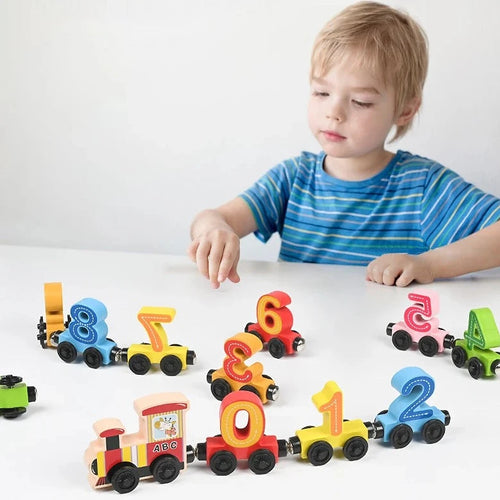 Magnetic Wooden Train