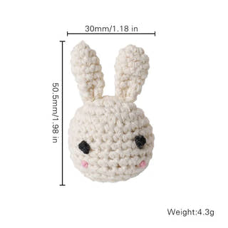 Wooden Crochet Ring Teething Toy for Babies
