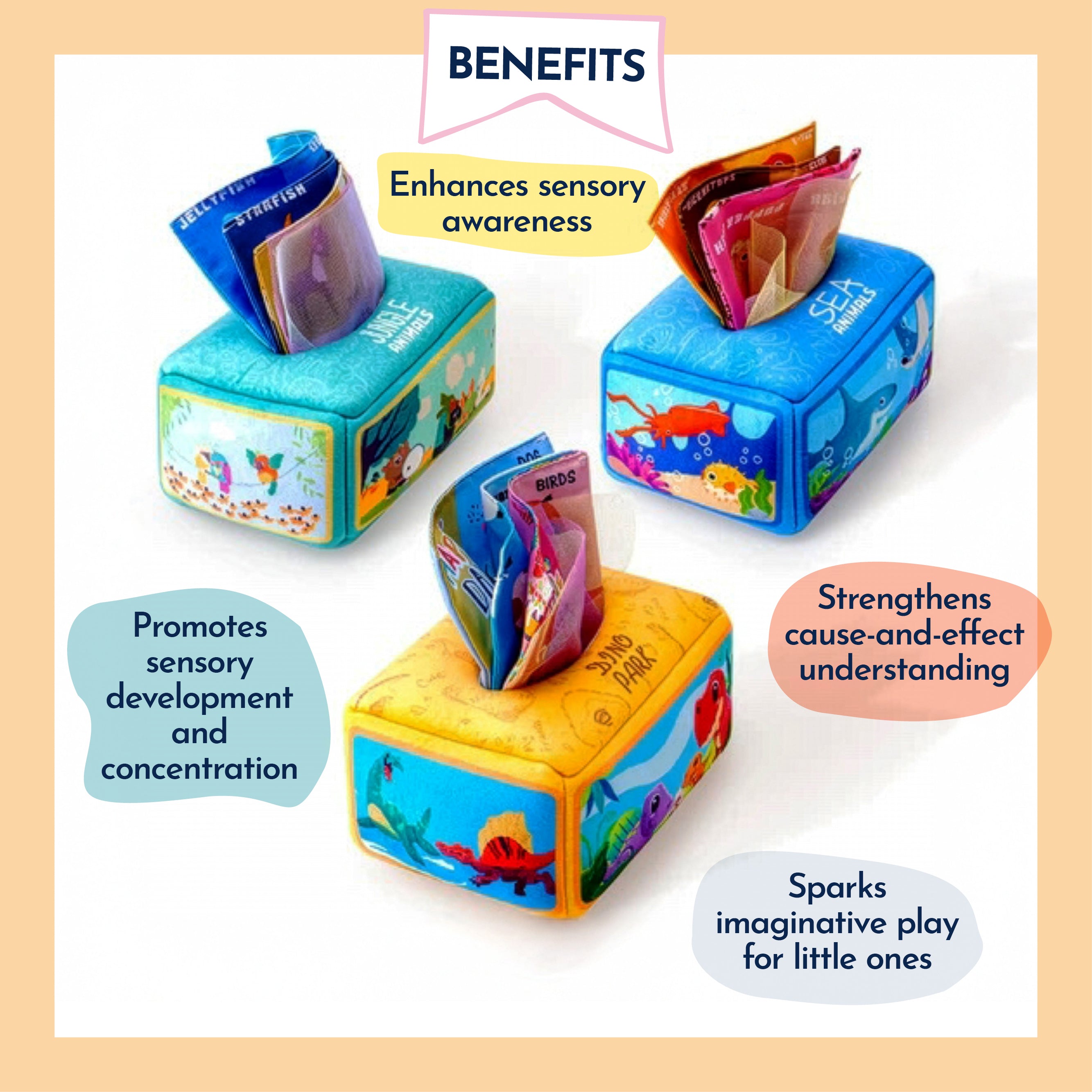 Montessori Sensory Tissue Box