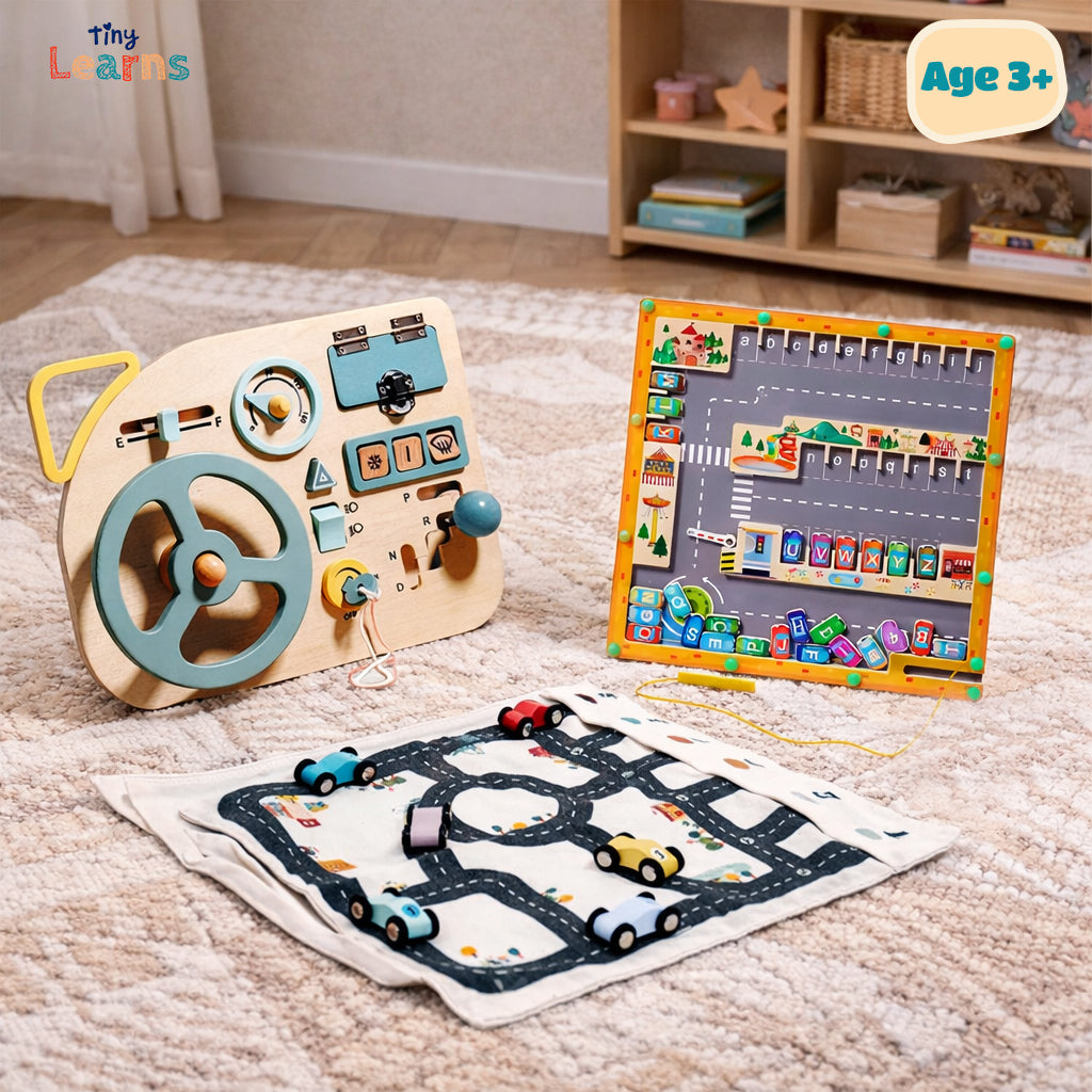 Montessori Tiny Car Lover Bundle