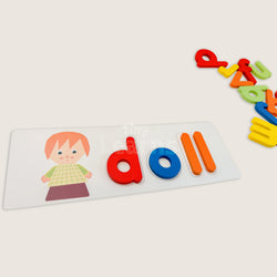Montessori Alphabet Puzzle – Learn letters & spelling.