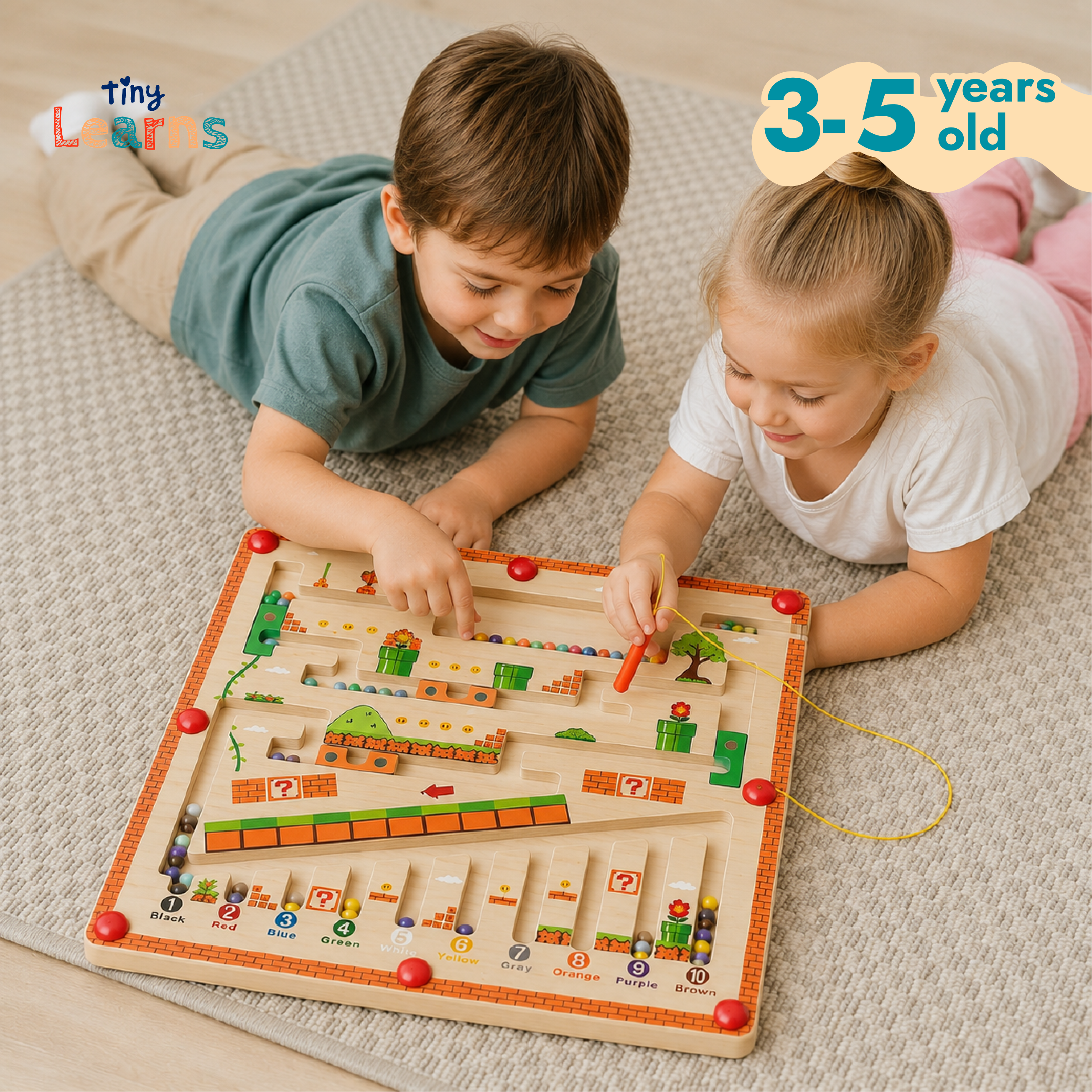 Montessori Magnetic House Maze
