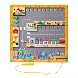 Magnetic Alphabet Maze