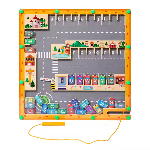 Magnetic Alphabet Maze