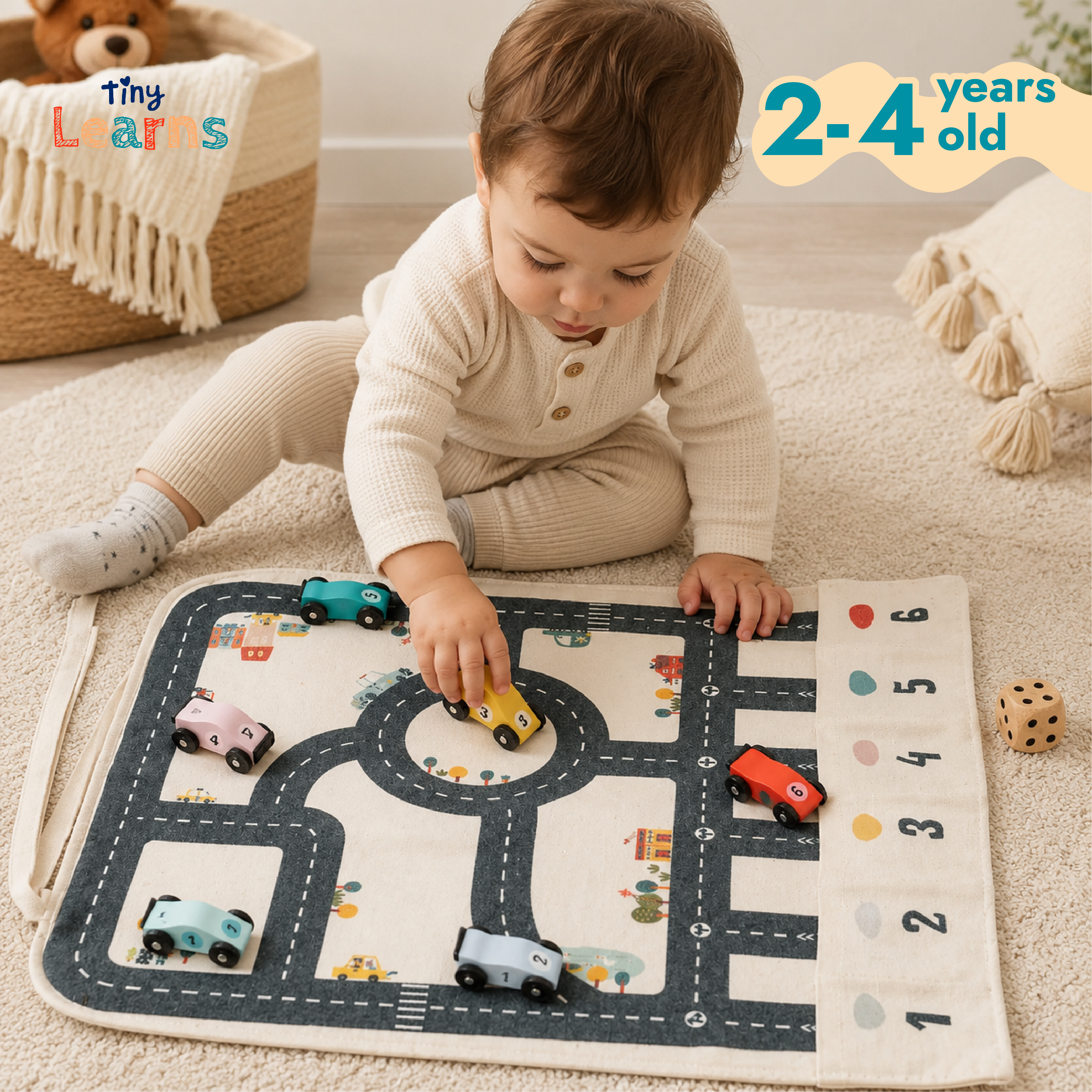 Montessori Car Traffic Road Map