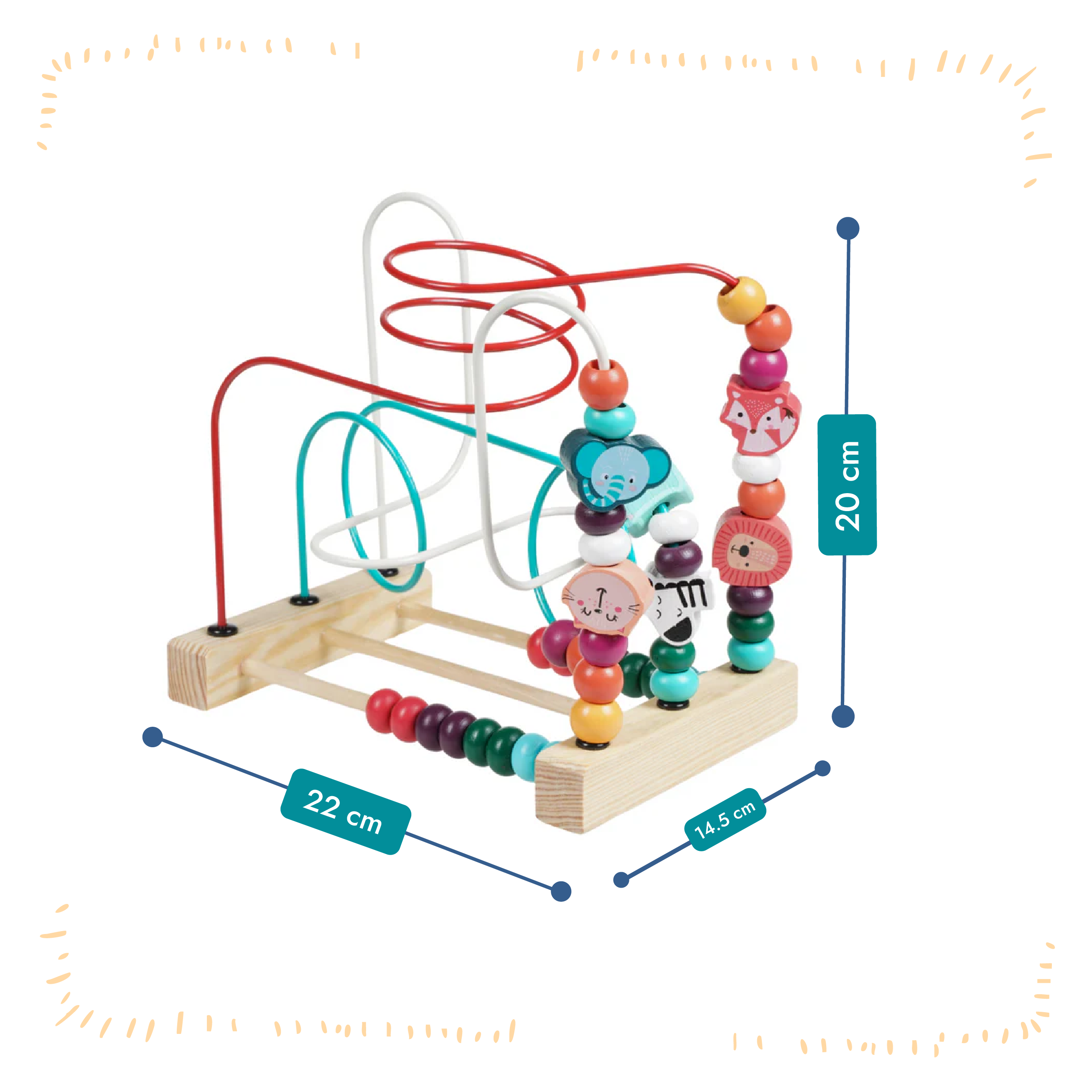 Montessori Wooden Maze